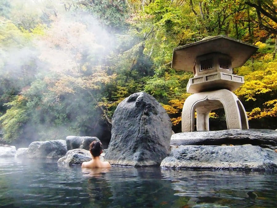 Khu tắm khoáng nóng Yoko Onsen Quảng Hành.