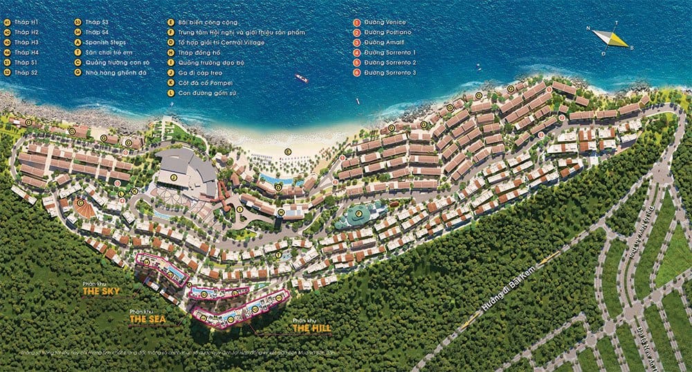 Mặt bằng tổng thể toàn khu căn hộ Sun Grand City Hillside Residen. Mặt bằng tổng thể toàn khu căn hộ Sun Grand City Hillside Residen.