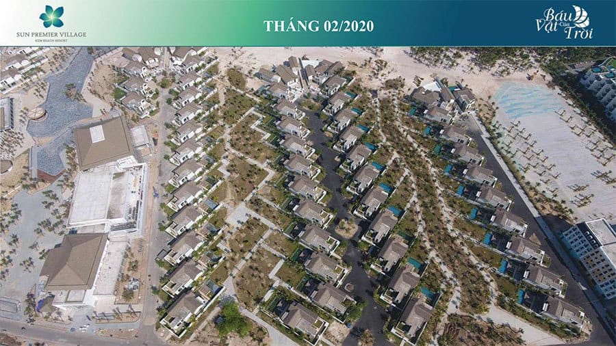 Tiến độ xây dựng Sun Premier Village Kem Beach Resort tháng 02/2020