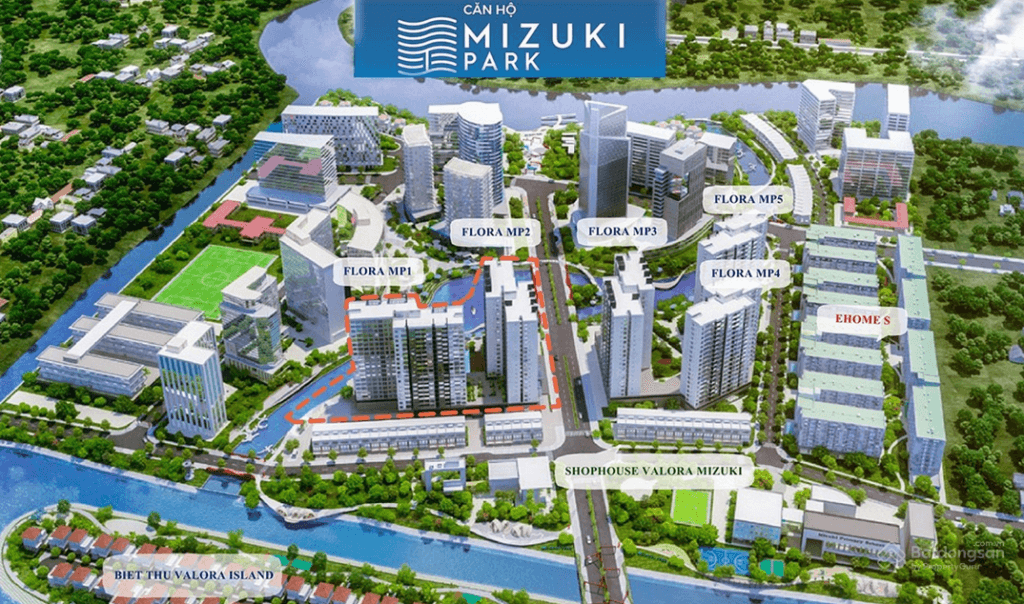mat bang khu do thi mizuki park - Đánh giá Mizuki Park Bình Chánh - Khu đô thị ấn tượng của Nam Long Group
