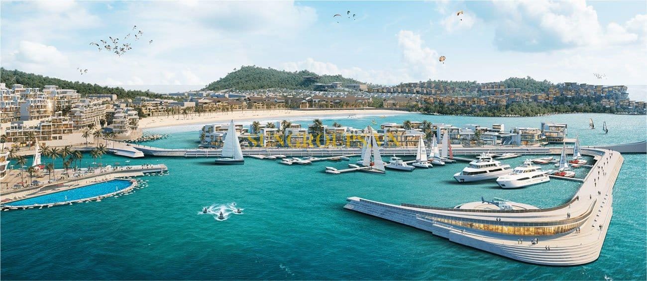 Shophouse The Santo Port với lối thiết kế mang đậm phong cách Santorini