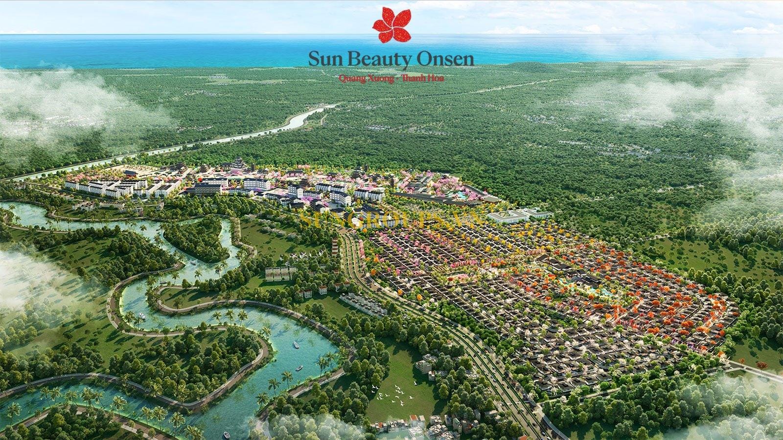 Sun Beauty Onsen Thanh Hóa được phát triển bởi tập đoàn Sun Group.