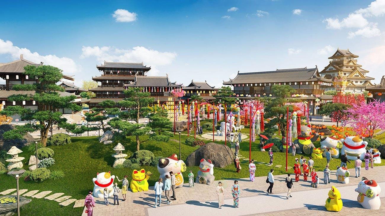 Công viên văn hóa Edo tại Sun Beauty Onsen Village.