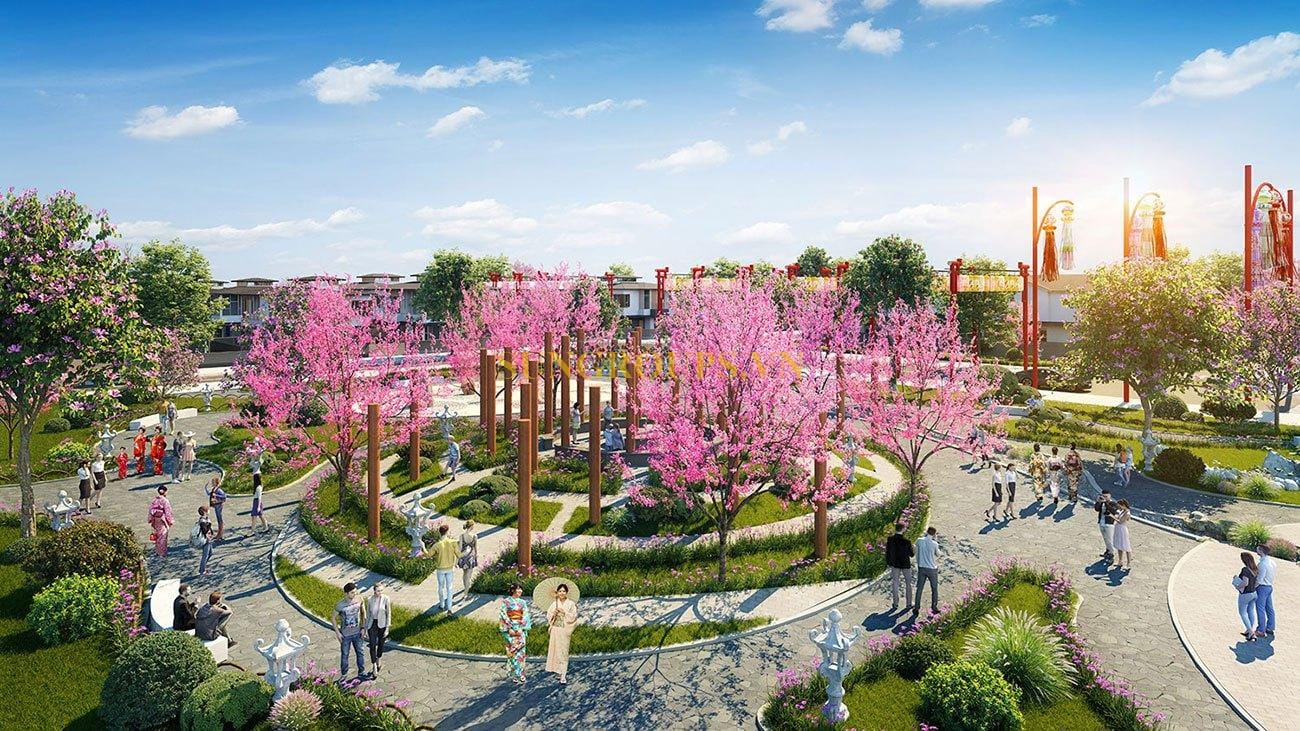Công viên bốn mùa Sakura tại Sun Beauty