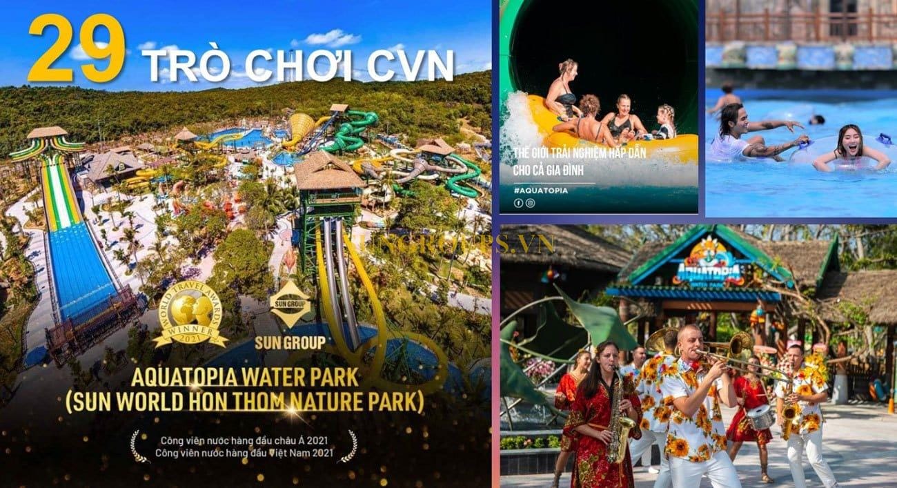 29 trò chơi thú vị tại Sun World Hon Thom Nature Park.