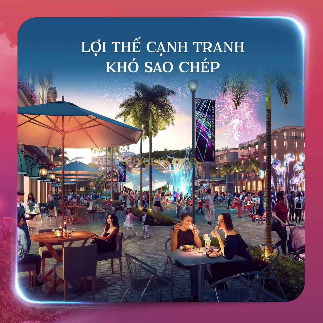 Những tuyến phố thương mại sầm uất mang đến lợi thế kinh doanh vượt trội.