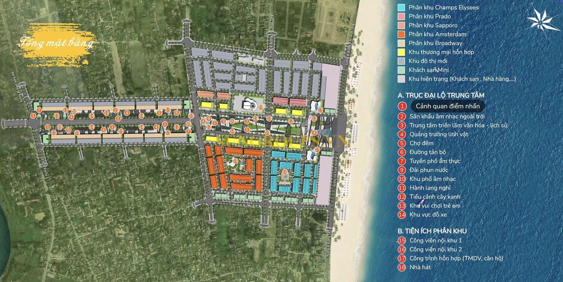 Hệ thống tiện ích tại dự án Sun Grand Boulevard của tập đoàn Sun Group