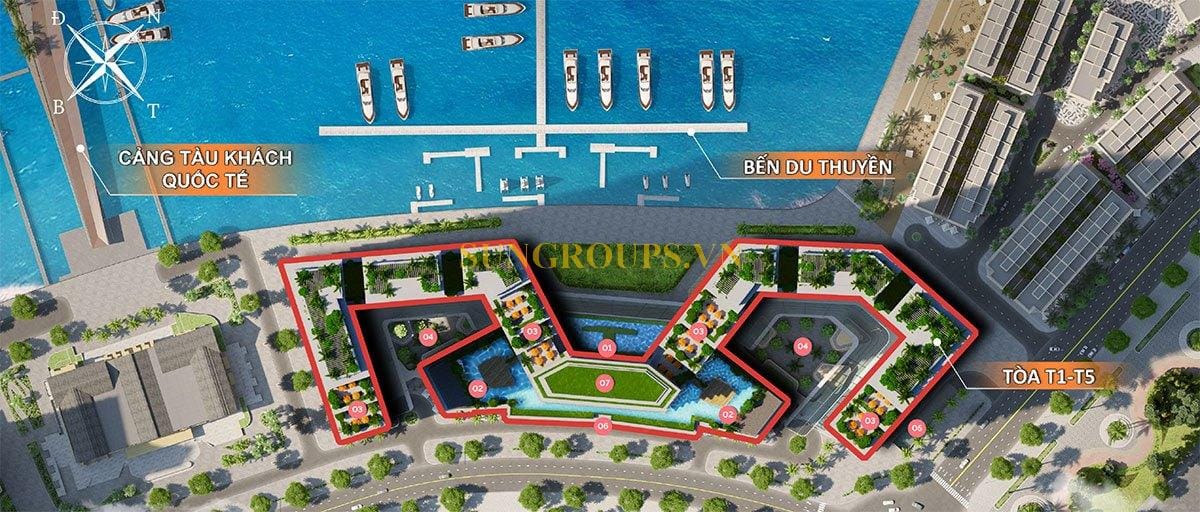 Mặt bằng tổng thể dự án căn hộ Sun Marina Town Hạ Long. Mặt bằng tổng thể dự án căn hộ Sun Marina Town Hạ Long.