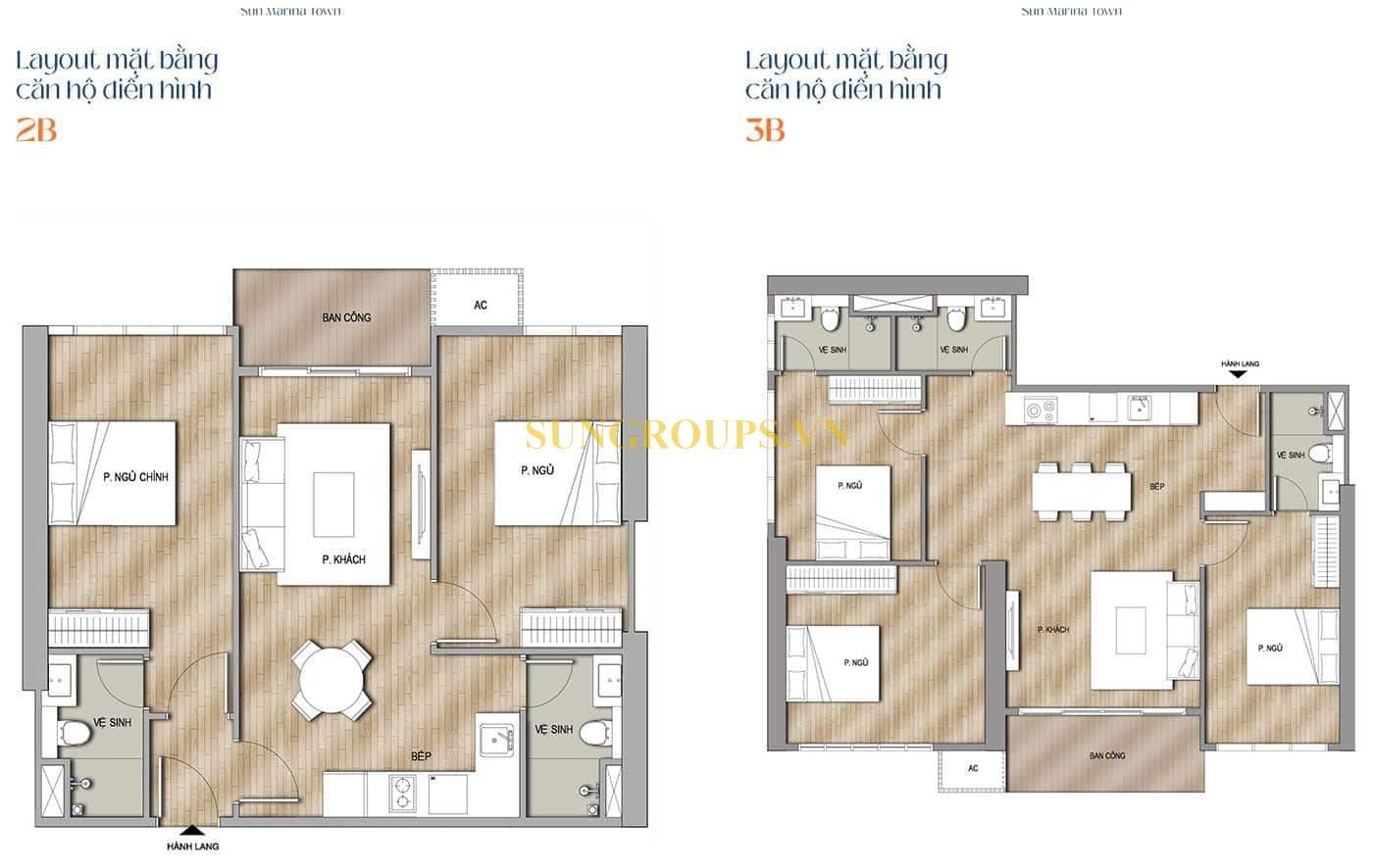 Mặt bằng thiết kế căn hộ 2 phòng ngủ + 3 phòng ngủ. Mặt bằng thiết kế căn hộ 2 phòng ngủ + 3 phòng ngủ.