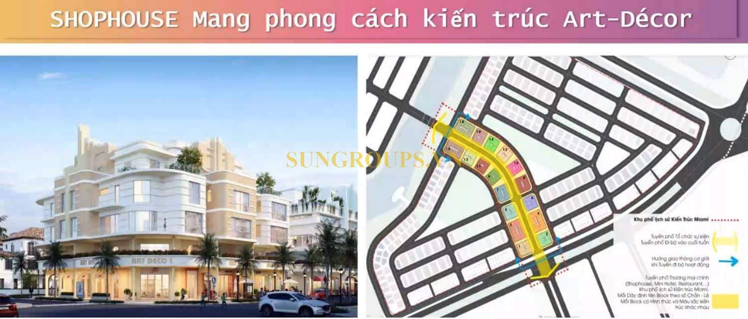 Vị trí shophouse Art-Decor.