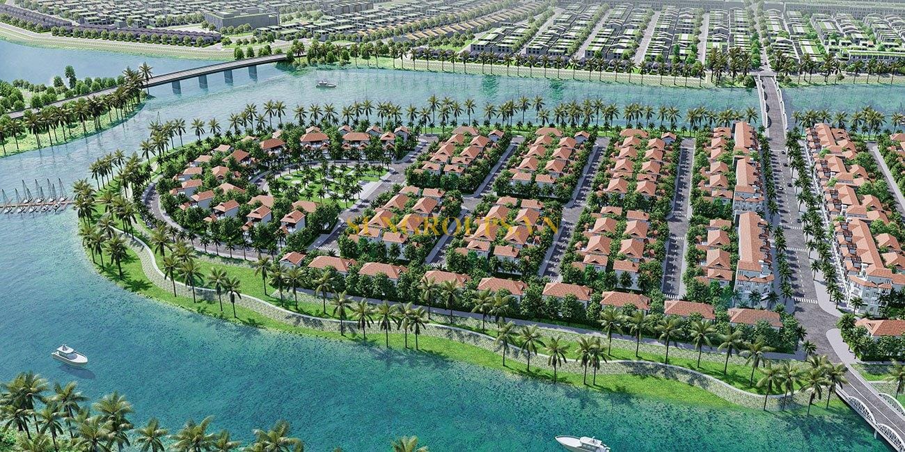 Cảm hứng kiến trúc khu đô thị Sunneva island