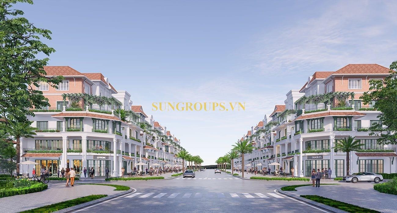 Cảm hứng kiến trúc khu nhà phố thương mại Sunneva