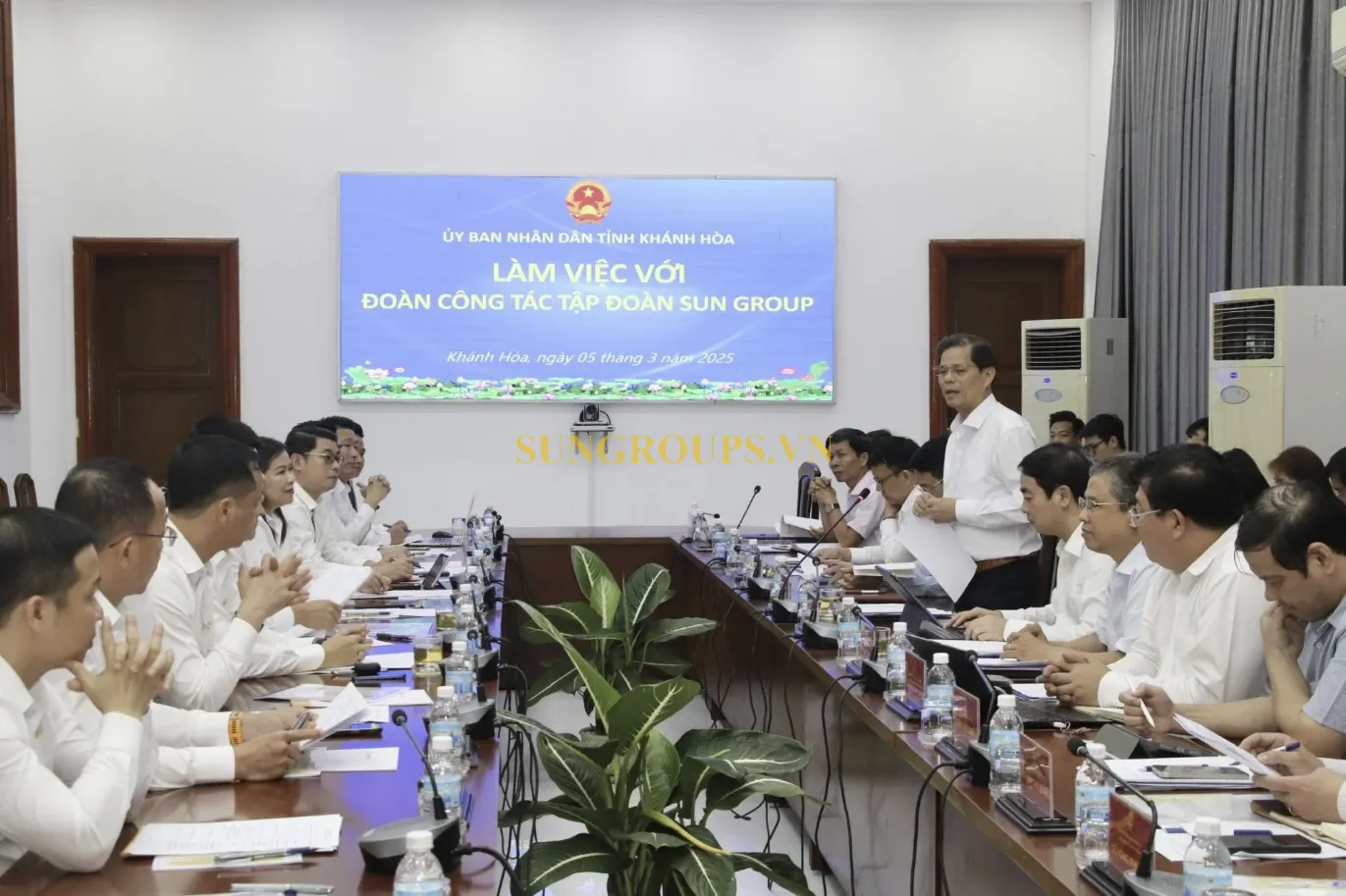 Sun Group Nha Trang 14 Tỉnh Khánh Hoà làm việc với tập đoàn Sun Group