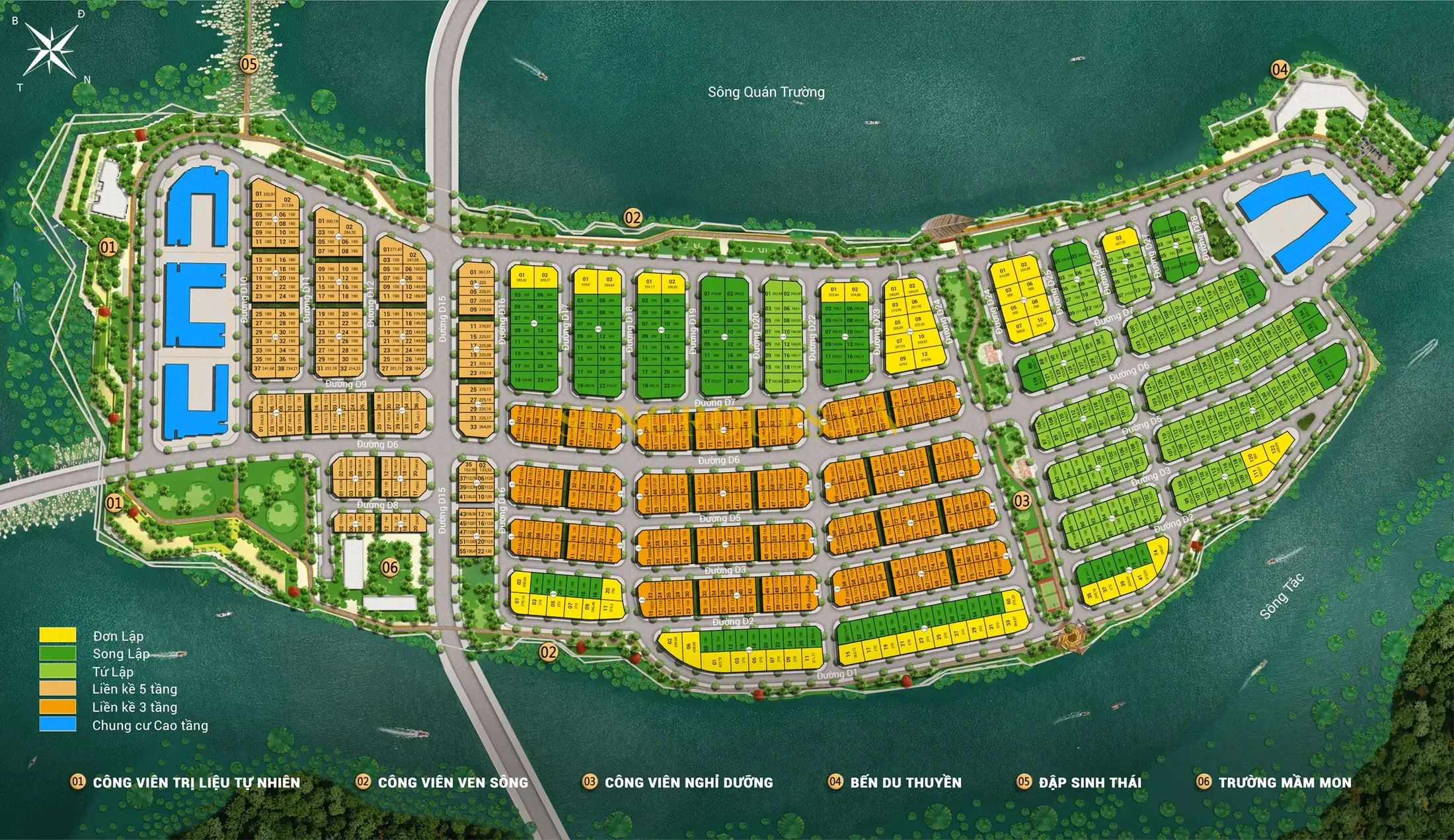 Mặt bằng tổng thể dự án Charmora City kiến tạo biểu tượng sống mới của xứ Trầm Hương.