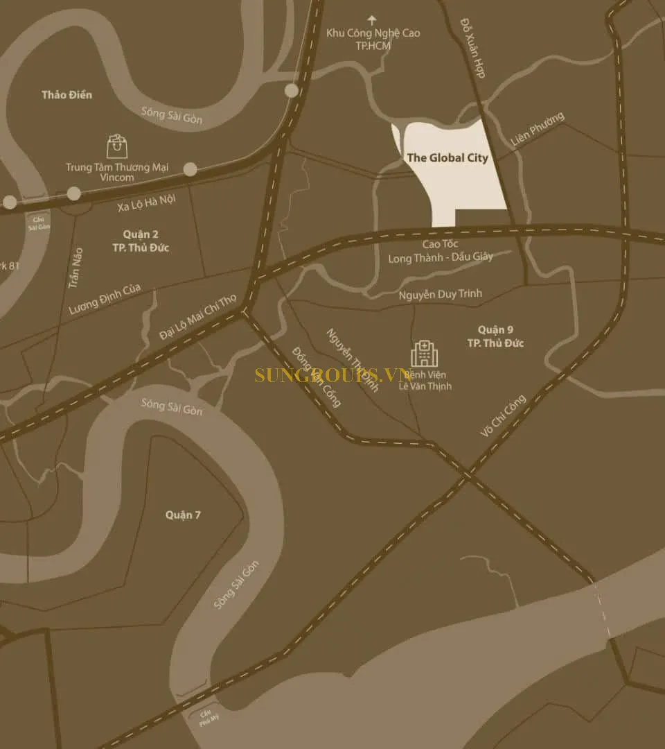 The Global City vị trí chiến lược của khu Đông TP HCM 5 Vị trí chiến lược của The Global City