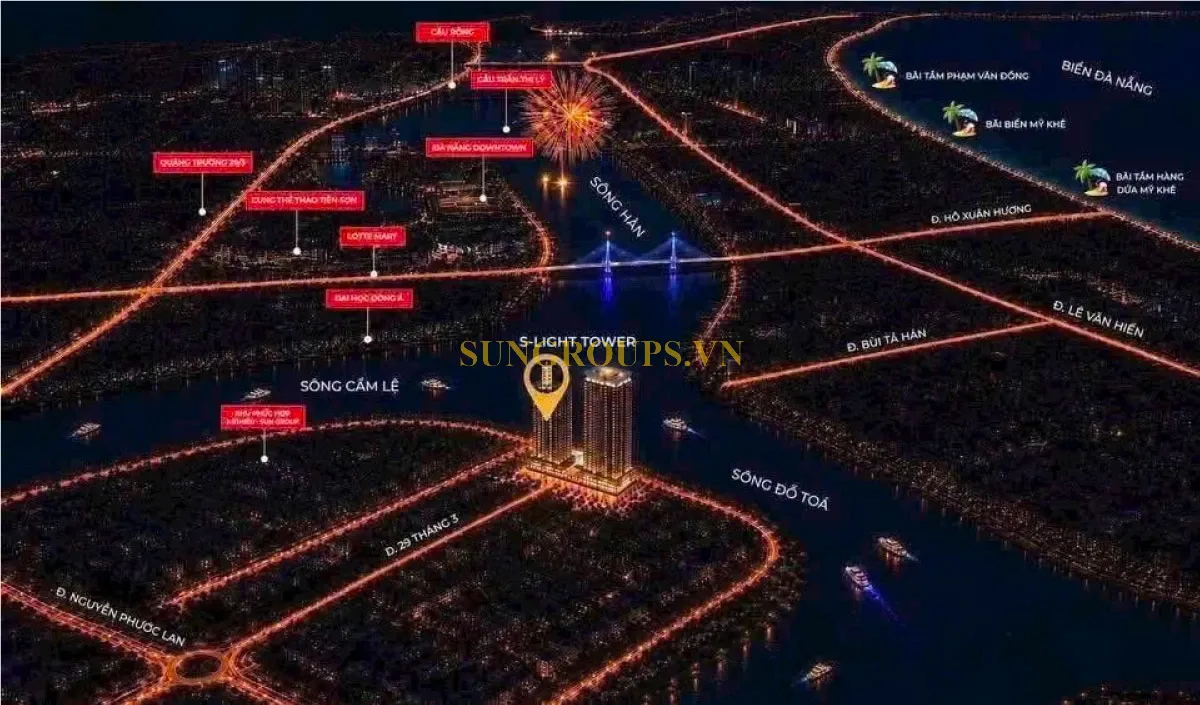 S-Light Tower 8 Vị Trí Độc Tôn S-Light Tower Với Thế Đất "Minh Đường Tụ Thủy"